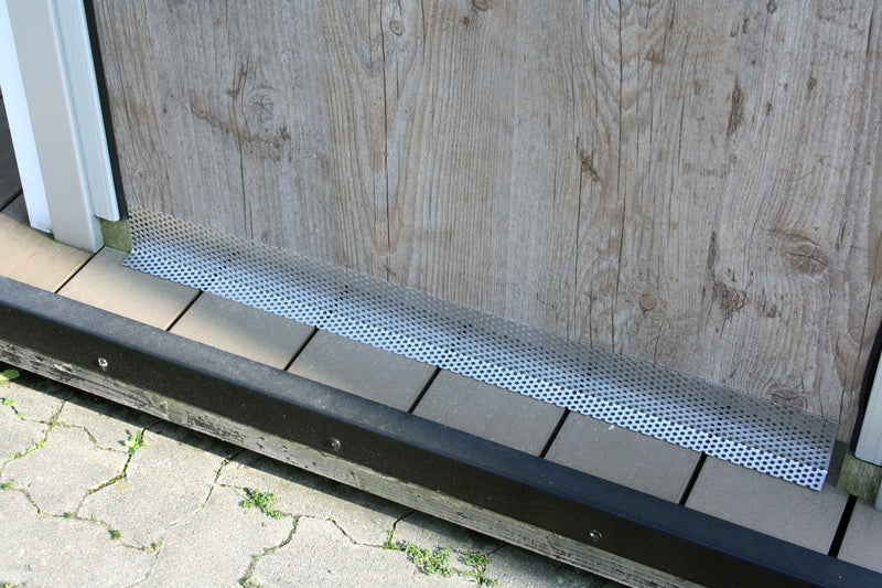SAREI Lochblechprofil HG12, Aluminium blank, 1000 x 100 mm