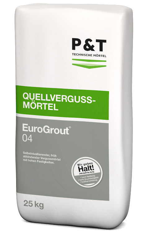 P & T EuroGrout Plast 04 Unterstopfmörtel, Verguss- & Füllmörtel, außen