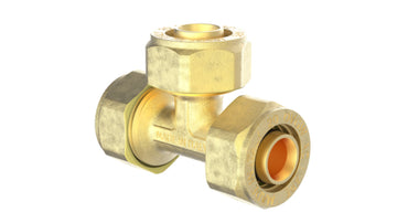 Schütte MS T-Stück blank Klemmfitting für MSVR