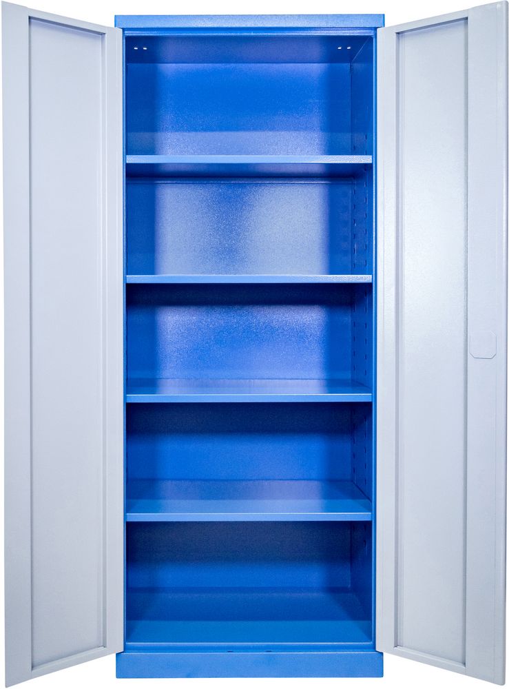 Güde Werkzeugschrank BG in Grau/Blau, Ganzstahl, fertig montiert