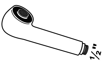 Schütte Geschirrbrause 1/2" für Hochdruck aus Ausführung für Anschluss 1/2"