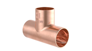 Schütte CU T-Stück blank 15 mm, 3 Muffen
