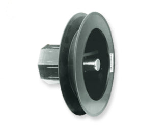 Schellenberg MINI Gurtscheibe schwarz Ø100 mm für Achtkantwellen