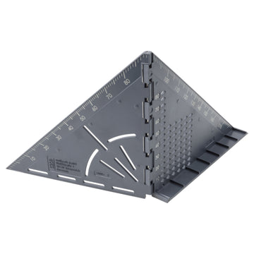 Wolfcraft Vario 3D Mess- und Markierwinkel klein, grau Kunststoff