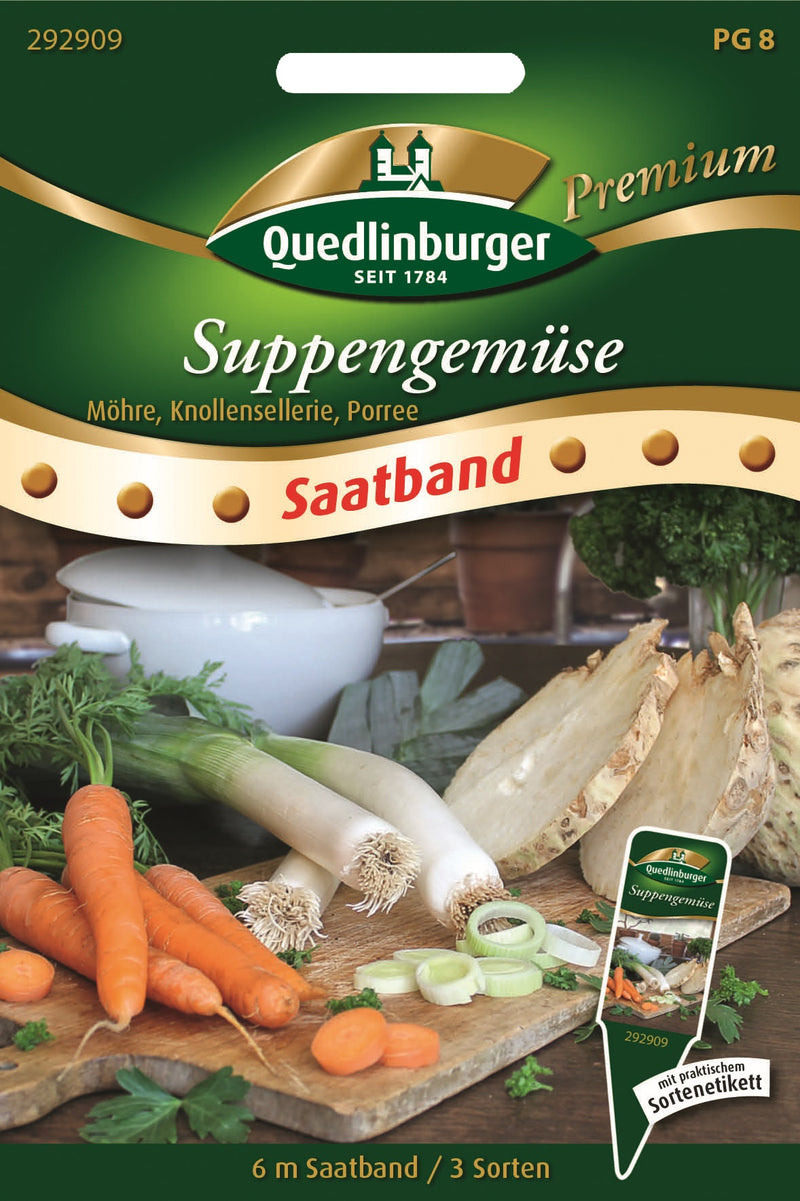 QUEDLINBURGER Saatgut SB Suppengemüse, Gemüsesamen PG 8