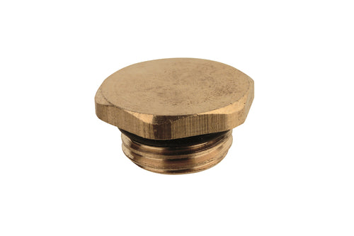 Schütte MS Stopfen blank 1/4" AG mit O-Ring, Messing Zubehör
