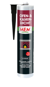 MEM Kamin- und Ofendicht 310 ml schwarz, Dichtmasse für innen