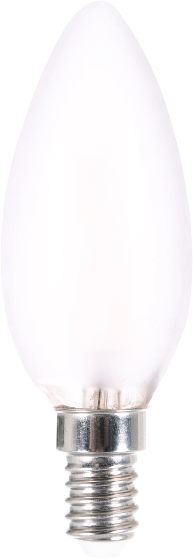 LightMe LED-Lampe FIL C37 mit E14 Sockel, warmweiß, 97x35 mm