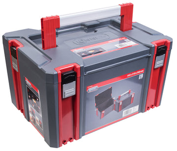 Conmetall Meister Systembox Größe L, Kunststoff/Aluminium, Breite 44,3 cm
