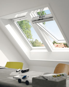 VELUX Solarfenster GGU SK10 114x160 cm in Polyurethan/Alu, Energie