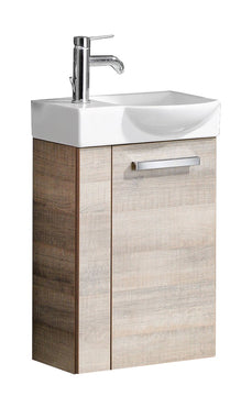 FACKELMANN A-Vero Keramik-Waschbecken Aufsatzwaschbecken weiß, 450 mm breit
