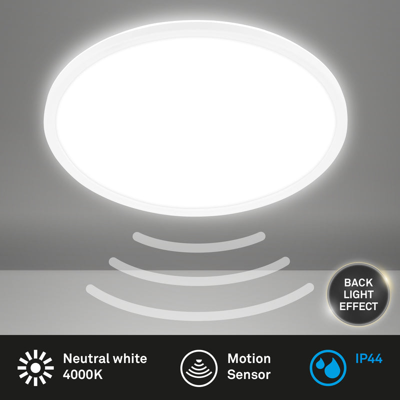 BRILONER Panel LED Ultra flat mit Backlight plus Microwave