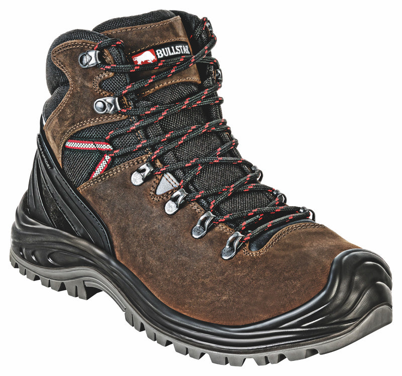 Bullstar TECHNO-X Sicherheitsstiefel S3S, braun