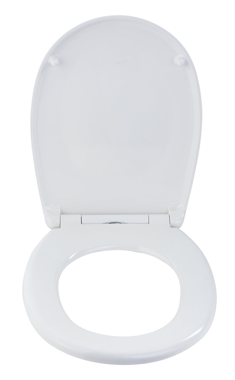 WENKO Vorno WC-Sitz weiß aus Duroplast, 350 x 445 mm