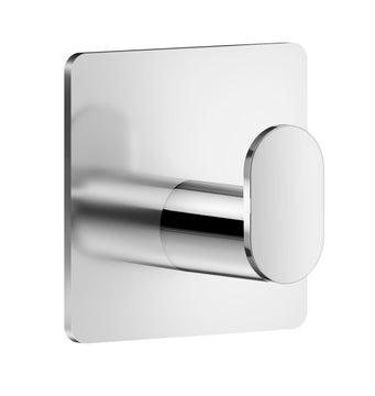 Smedbo CUBE Haken aus Edelstahl verchromt in Chrom, selbstklebend