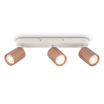 BRILONER Leuchten Riffle LED Spot coffee, 3xGU10 (exkl. LM)