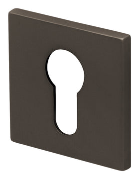 SCOOP Formspiele® PZ-Rosettenkit Quadrat, Titanium matt (Zinkdruckguss)