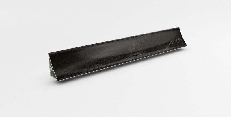 Getalit Plus Wandanschlussprofil A1C in Schwarz, 590x20 mm