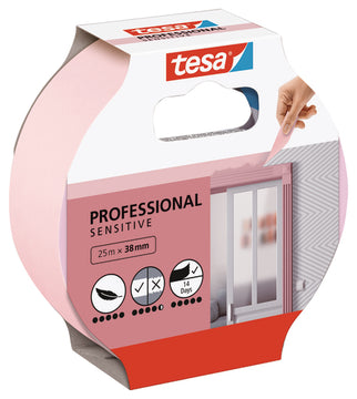 tesa Malerband Professi.Sensit. Abdeckband Papier, 38 mm breit (25 m)