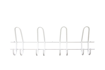 HSI Hakenleiste nickel 525 mm mit 4 Haken für Garderobe