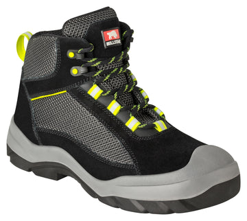 Bullstar DYNAMIX Sicherheitsstiefel S1P grau, Schnürstiefel Unisex, Gr. 47