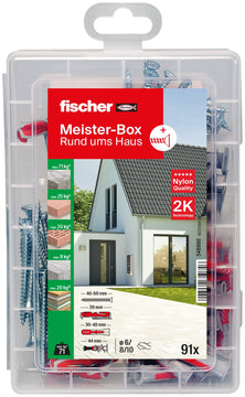fischer Meister-Box Rund ums Haus DuoLine + S 91-tlg.