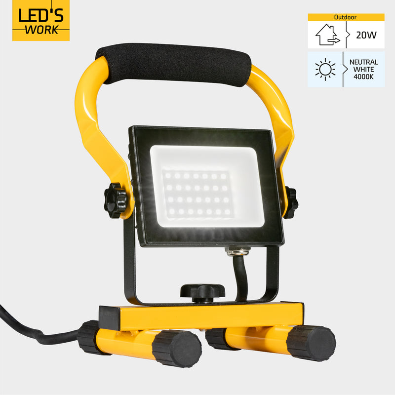 LED's work LED-Arbeitsleuchte 20 W, 4000 K, IP65