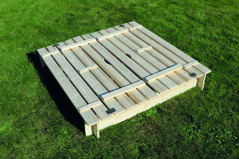 Joda® Sandkasten Maya aus Fichte naturbelassen 120x120x20 cm