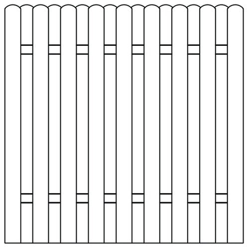 Joda® Mainz Holz-Lärche Zaun Grundelement 178 x 178 cm
