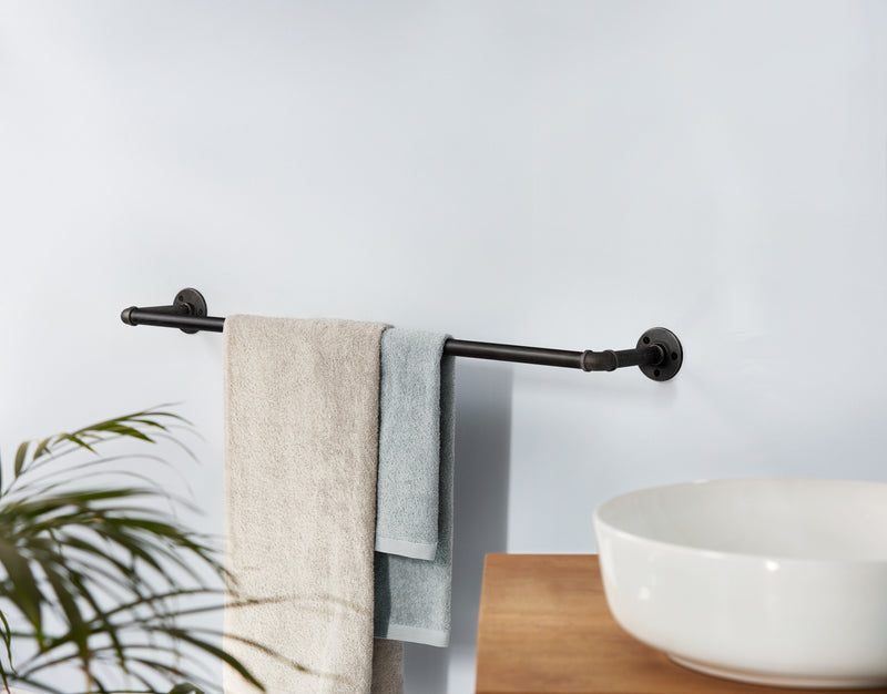 DOLLE PIPE Kreuzstück Cross 4-fach schwarz – Eisenrohrsystem