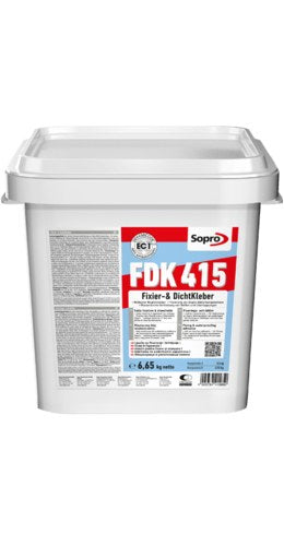 Sopro FDK 415 2K Fixier- und Dichtkleber, 6,65 kg, grau, Innen & Außen