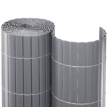 NOOR REINHOLD Sichtschutzmatte PVC 3 m silber