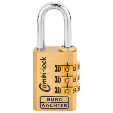 Burg-Wächter Combi Lock 80 30 Zahlenvorhangschloss mit Messingbügel
