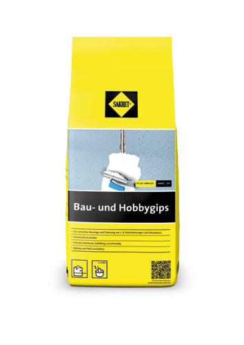 SAKRET Bau- und Gips, weiß