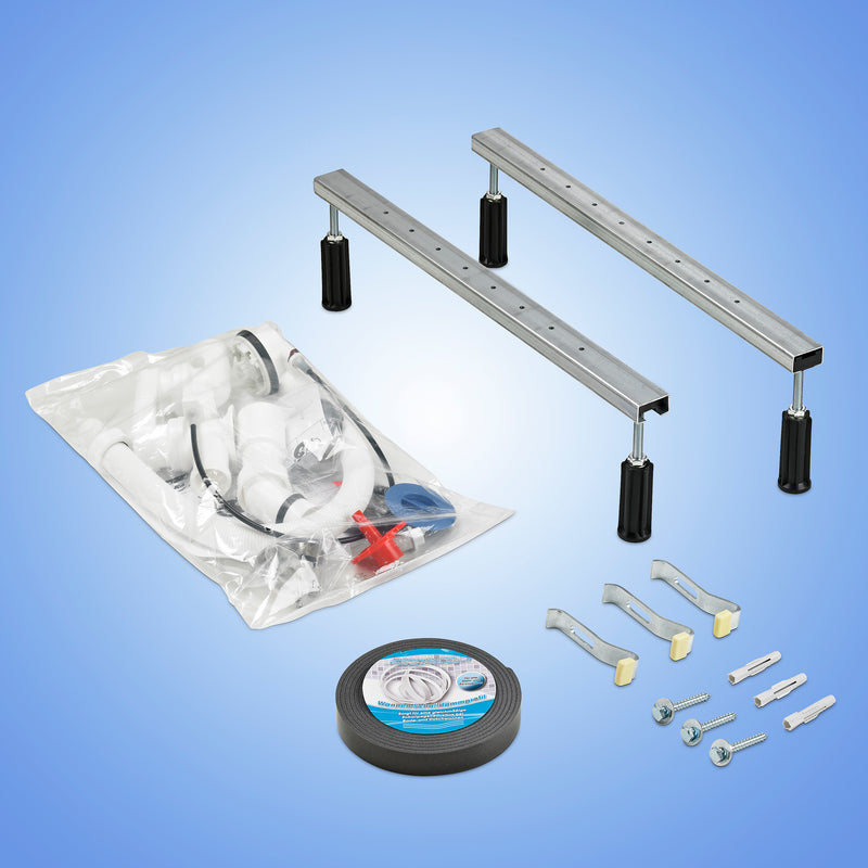 Ottofond Montageset Acrylwannen mit Fußgestell, chrom