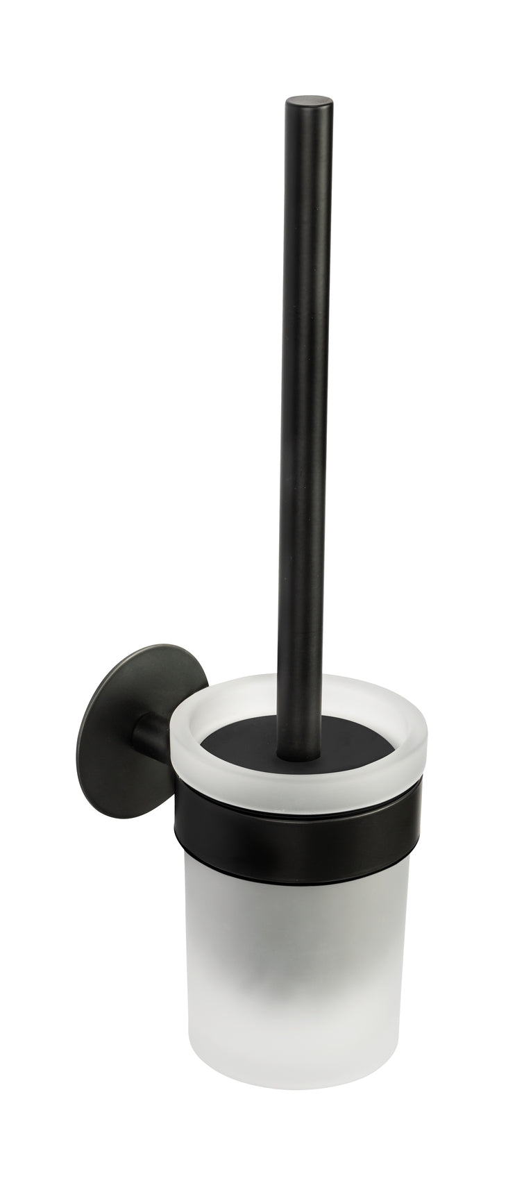 Schöner Wohnen Meleto WC-Garnitur schwarz (9,5 x 36 cm)