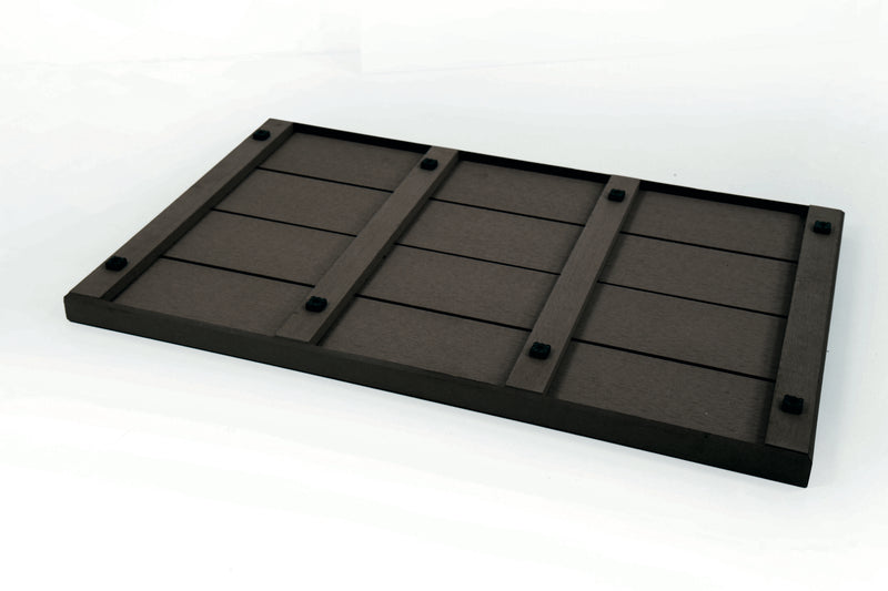 Steinbach Outdoor-Bodenelement dunkelgrau für Solarduschen & Leitern