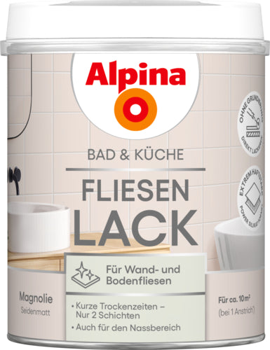 ALPINA Bad & Küche Fliesenlack 2K 0,75 l