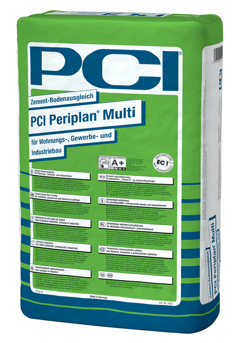 PCI Periplan Multi Zement-Bodenausgleich grau, 25 kg