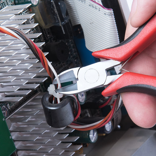 CONNEX Elektronik-Seitenschneider mit 2-Komponenten-Griff, 110 mm