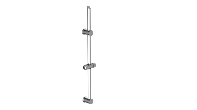 Schütte Signo Wandstange in Chrom, höhenverstellbar