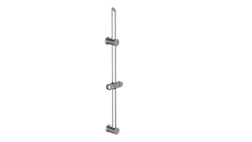 Schütte Signo Wandstange in Chrom, höhenverstellbar