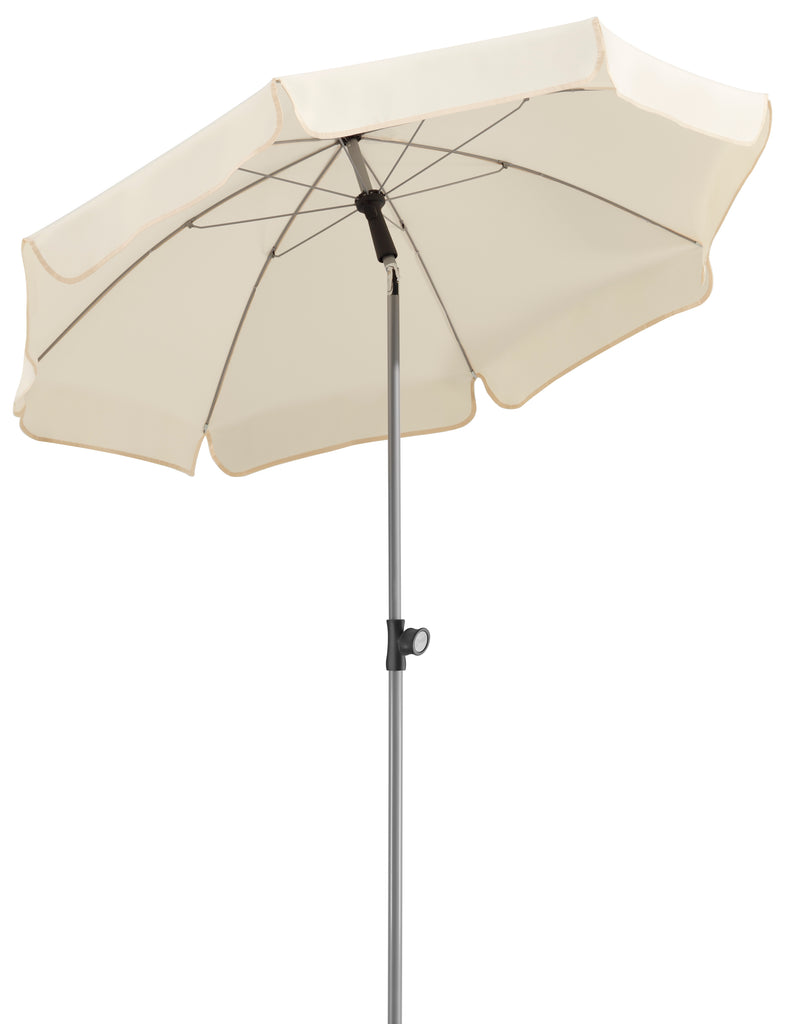 Schneider Schirme Locarno Mittelmastschirm / silbergrau, 150 cm