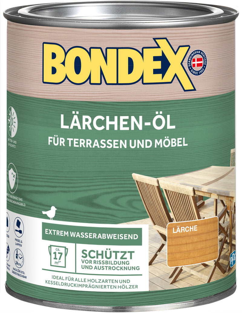 Bondex Öl 0,75 l – Holzschutzöl für Bangkirai, matt (Innen)
