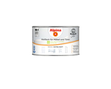 Alpina Weißlack für Möbel & Türen extramatt, weiß