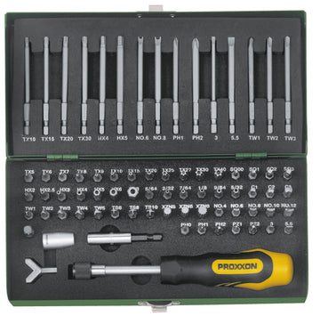 Proxxon Super-Sicherheits-/Spezialbitsatz 1/4 Zoll, 75-teilig