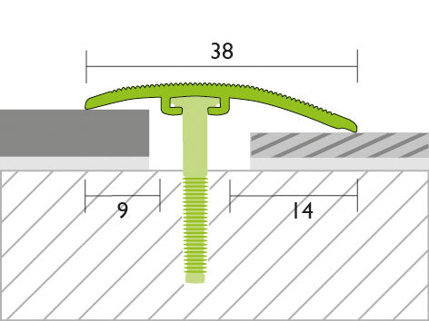 Proline PROCOVERfix Universal Anpassungsprofil, 0–17 mm