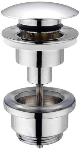 Cornat Druckknopf-Ablaufventil Push-Open, chrom verchromt, 1 1/4"