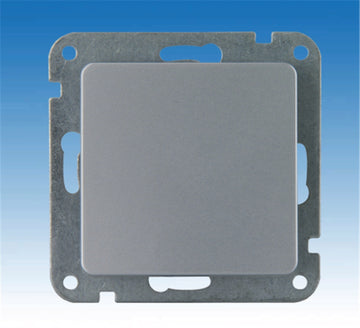 UNITEC LeMans Serie 603 Kreuzschalter silber, zum Drücken