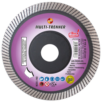 DISC Multi-Trenner Diamanttrennscheibe mit geschlossenem Rand
